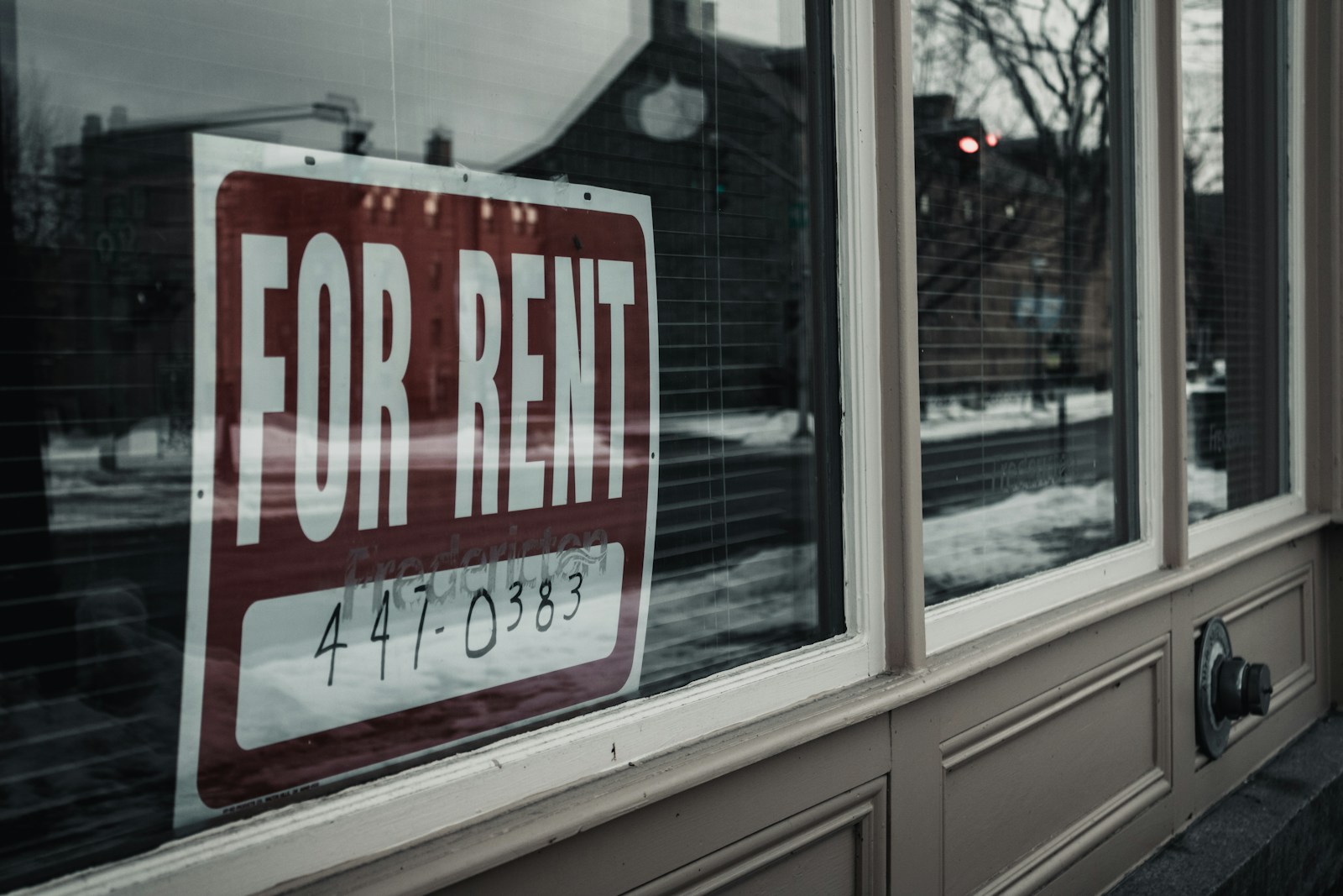 white wooden framed glass window, renters